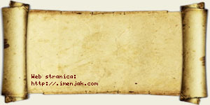 Isidor Žerić vizit kartica